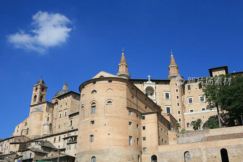 Palazzo Ducale在乌尔比诺，马尔凯意大利